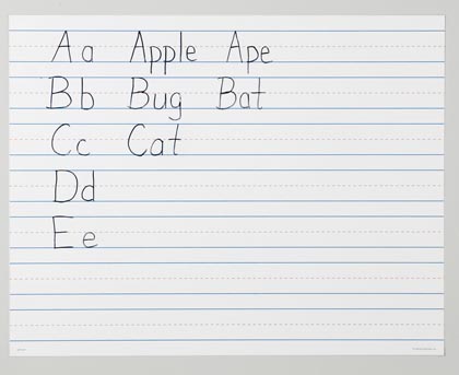 Learning Resources® Magnetic Handwriting Paper, Magnetic Demonstration Chart