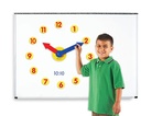 Learning Resources® Magnetic Time Activity Set, Minute hand 11" high; numbers approx. 4" high, 13+ piece set