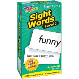 [53017 T] Level 1 Sight Words Skill Drill Flash Cards