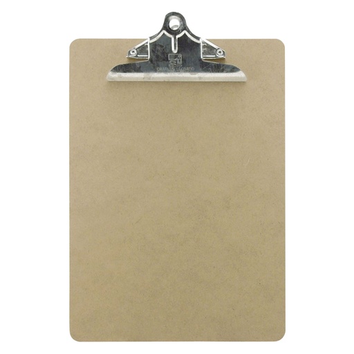 [89243 CLI] Charles Leonard® (C-Line®) Masonite Letter Size Clipboard — 9" × 12½" — Standard letter‑size clipboard for mobile writing