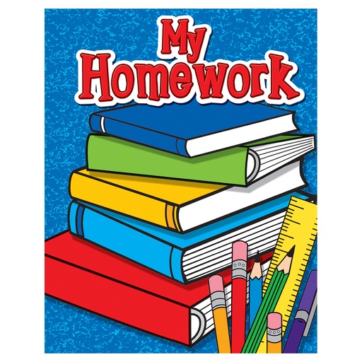 [4941 TCR] Teacher Created Resources® My Homework Pocket Folder — 9.5" × 12", 2 Pockets