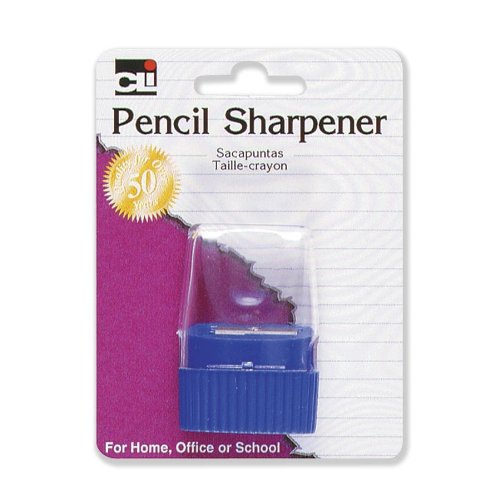 [80730 CLI] One Hole Plastic Cone Sharpener with Receptacle