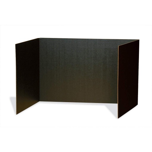 [3791 PAC] Pacon® Privacy Boards, Black study carrel panels for focused testing