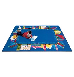 [1438DD JC] Read to Succeed Rug 7ft 8in x 10ft 9in Oval