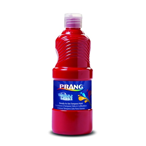[10701 DIX] Prang® Washable Tempera Paint, Red, 16 oz,16 fl oz, 1 Bottle 