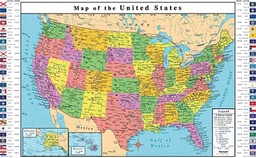 [72116 RG] Replogle USA Map
