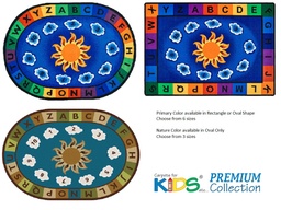 [9401 CFK] Sunny Day Learn &amp; Play 4ft 5in x 5ft 10in Rectangl