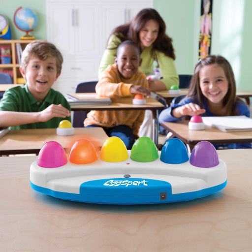 [7886 EI] Educational Insights® Wireless Eggspert® 2.4GHz — Classroom Quiz‑Show Response System