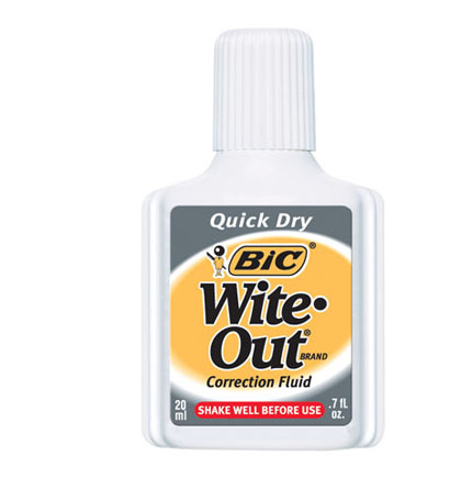 [WOFQD12 BIC] Wite-out Quick Dry Correction Fluid