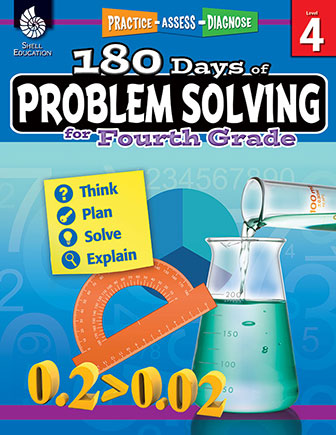 [51616 SHE] 180 Days of Problem Solving for Fourth Grade