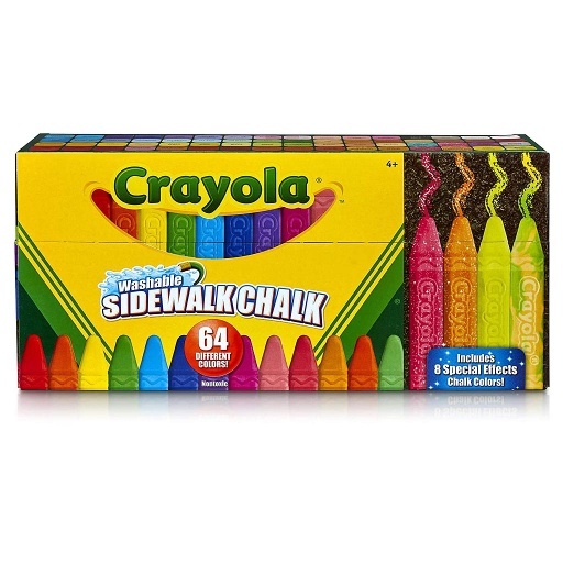 [512064 BIN] 64ct Crayola Sidewalk Chalk