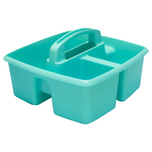 [00952U06C STX] Storex® Small Classroom Caddy, Teal,  9-1/4" L x 9-1/4" W x 5-1/4" H overall 