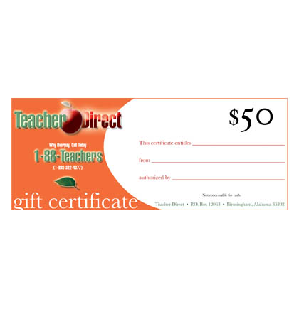 [50GC TD] $50.00 Gift Certificate
