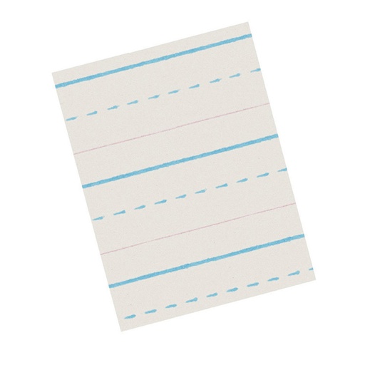 [ZP2612 PAC] Pacon® Zaner‑Bloser™ Newsprint Handwriting Paper — Grade 2, 10.5" × 8", 500 Sheets
