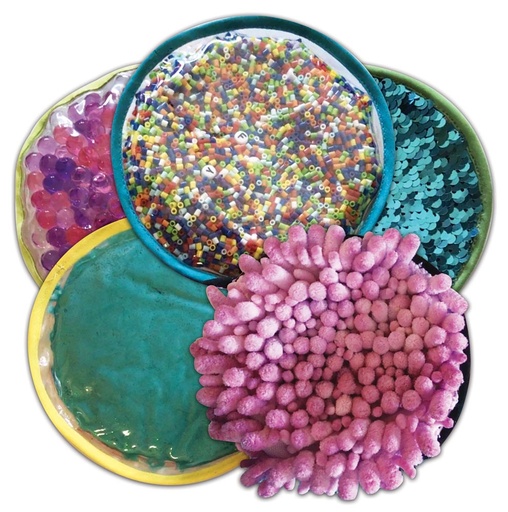 [866300 ELP] Teacher Created Resources® Playtivity Sensory Discs 5 Disc Set — Set of 5 for Tactile Input