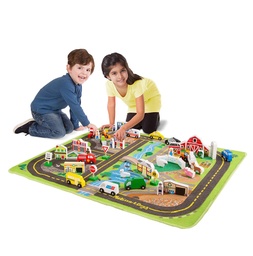 [5195 LCI] Deluxe Road Rug Play Set
