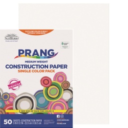 [9203 PAC] 9x12 White Sunworks Construction Paper 50ct Pack