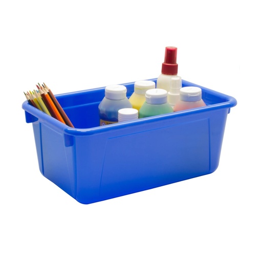 [62416U05C STX] Storex® Small Cubby Bin — Blue, standard classroom size