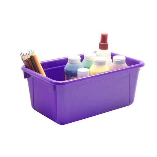 [62419U05C STX] Storex® Small Cubby Bin — Purple, standard classroom size