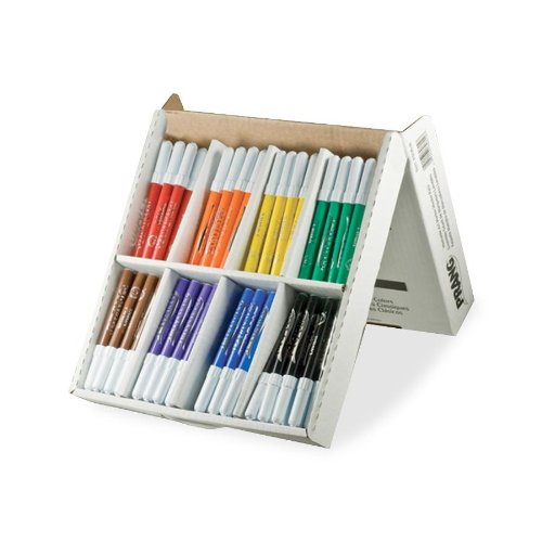 [80614 DIX] Prang® 96‑Count Washable Art Markers, Bullet Tip — Classroom Master Pack