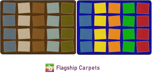 [FA1335 FC] Quilted Seating Area Rug