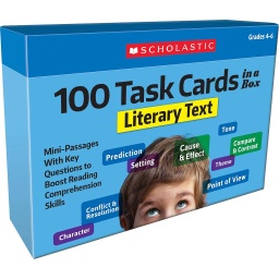[855266 SC] 100 Task Cards in a Box: Literary Text
