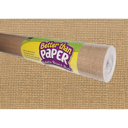 [6330 TCR] Teacher Created Resources® Better Than Paper® — Burlap, 4' × 12', Pack of 4