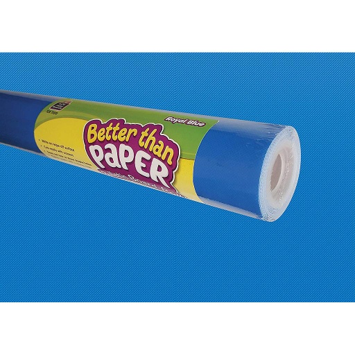[6335 TCR] Teacher Created Resources Better Than Paper Royal Blue, 4' × 12', Pack of 4