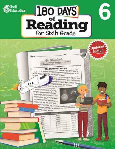 [50927 SHE] 180 Days of Reading for Sixth Grade