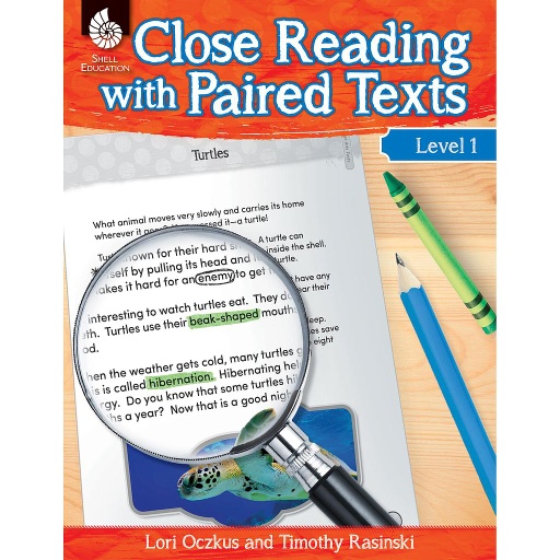 [51357 SHE] Shell Education® Close Reading with Paired Texts — Level 1 (Grade 1)