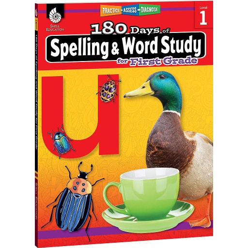 [28629 SHE] 180 Days of Spelling & Word Study Grade 1