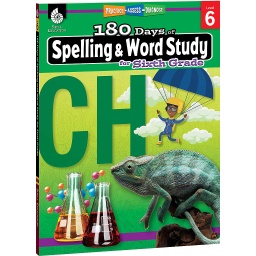 [28634 SHE] 180 Days of Spelling &amp; Word Study Grade 6
