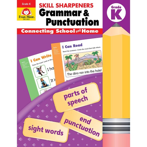 [9950 EMC] Skill Sharpeners Grammar and Punctuation Grade K Activity Book