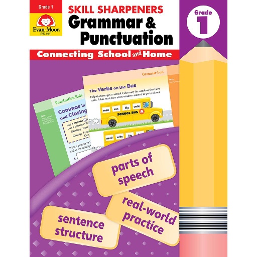 [9951 EMC] Skill Sharpeners Grammar and Punctuation Grade 1 Activity Book