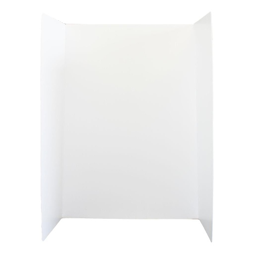 [3007110 FS] 10ct White 36" x 48" Premium Plastic Corrugated Project Display Boards