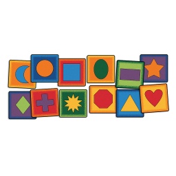 [3897 CFK] Simple Shapes Seating Kit Set of 12, 16&quot; Squares