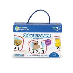 [6088 LER] 3-Letter Word Puzzle Cards