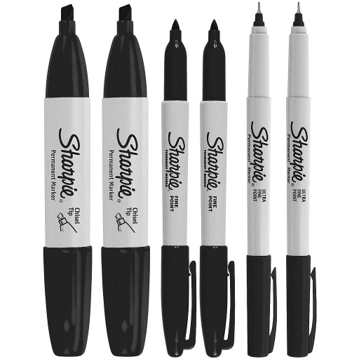 [2135318 SAN] 6ct Sharpie Multi-Tip Permanent Markers