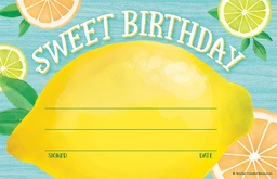 [8494 TCR] Lemon Zest Sweet Birthday Awards