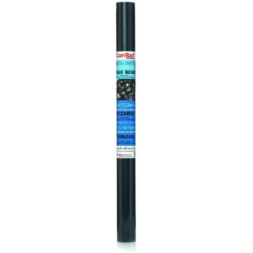 [06FC905206 KR] Chalkboard, Black Con-Tact Brand Adhesive Roll 18" x 6'