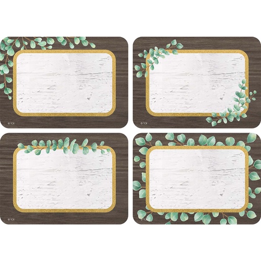 [8692 TCR] Eucalyptus Name Tags Labels