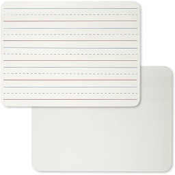 [35030 CLI] 12ct Two Sided Lined &amp; Plain Dry Erase Lapboard Class Pack