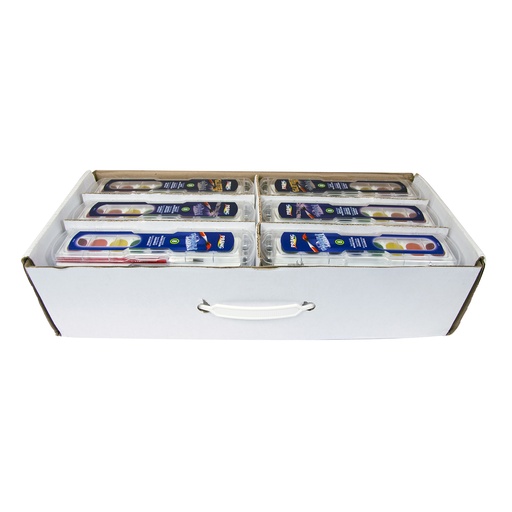 [80519 DIX] Prang Classic, Glitter & Metallic Washable Watercolor Master Pack