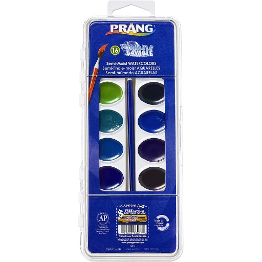 [16016 DIX] Prang 16 Classic Colors Washable Watercolors