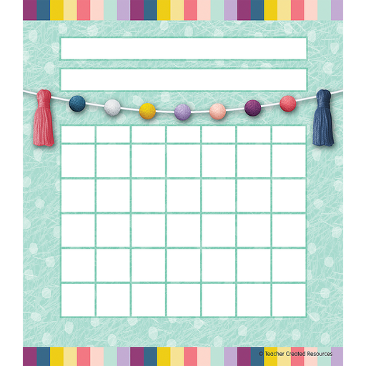 [9047 TCR] Teacher Created Resources® Oh Happy Day Incentive Charts — 36 Sheets, 5¼" × 6" — Mini incentive charts for tracking behavior, goals, and routines