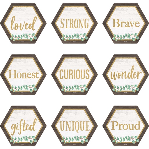 [8476 TCR] Eucalyptus Positive Words Mini Accents