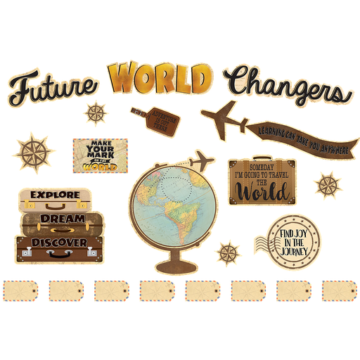 [8623 TCR] Travel the Map Future World Changers Bulletin Board