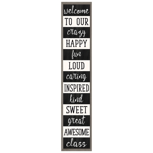 [8511 TCR] Teacher Created Resources® Modern Farmhouse Welcome to Our Class Banner — Classroom Door Banner