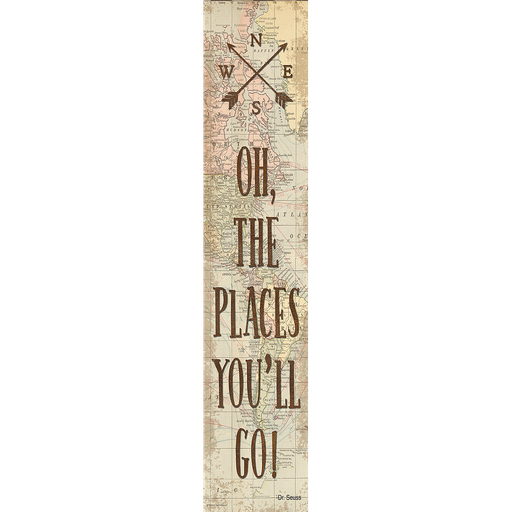 [8632 TCR] Travel the Map Oh, the Places You’ll Go! Banner