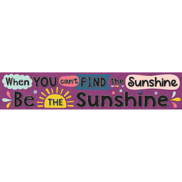 [9036 TCR] Oh Happy Day When You Can’t Find the Sunshine Be the Sunshine Banner